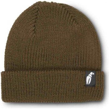 Crab Grap Claw Label Beanie Brown