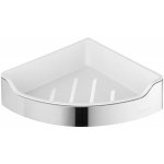 AQUALINE SAMBA rohová police do sprchy, 218x63x218mm, nerez lesk (SB109) – Zboží Mobilmania