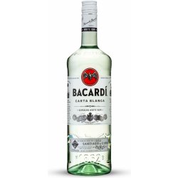 Bacardi Carta Blanca 37,5% 1 l (holá láhev)
