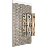 Závěs do dveří CYPRUS 90x210 cm stříbrný – Hledejceny.cz