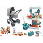 Corolle Set a zeleninový Bio stánek Cybex Landau 3v1 Priam s vozíkem a souprava kuchyňských spotřebičů s potravinami – Zboží Dáma