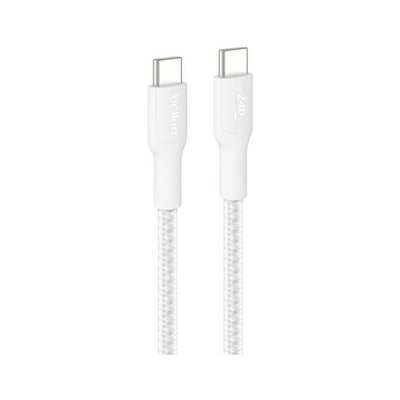 Belkin BOOST CHARGE™ PRO USB-C/USB-C kabel 240W, 1m, bílý - odolný – Hledejceny.cz