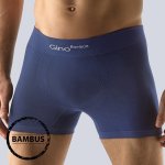 Gina boxerky Bamboo delší nohavička Blue modrá – Hledejceny.cz