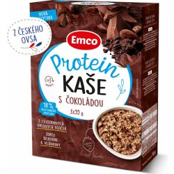 Ovesná kaše Emco protein s čokoládou 3 x 55 g