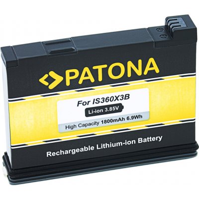 PATONA Aku Insta 360 One X3 1800mAh Li-Ion 3,85V CINAQBT/A – Zboží Živě