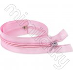 Zip spirálový dělitelný 35cm šíře 5mm baby pink – Hledejceny.cz