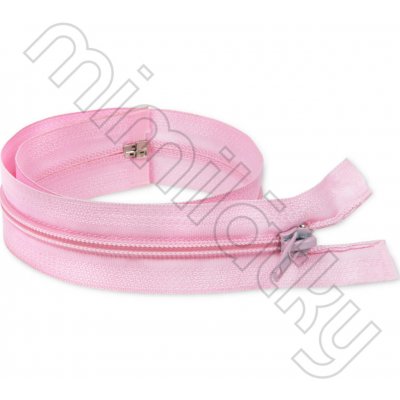 Zip spirálový dělitelný 35cm šíře 5mm baby pink – Hledejceny.cz