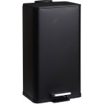 Bathroom Solutions Kovový odpadkový koš DELTA, černý, 30 l černá – Sleviste.cz