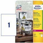 Avery Zweckform L4775REV-20 Odolné snímatelné etikety 210x297mm 20 ks bílá – Sleviste.cz