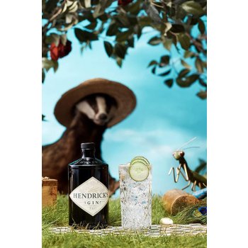 Hendrick's Gin 41,4% 1 l (holá láhev)