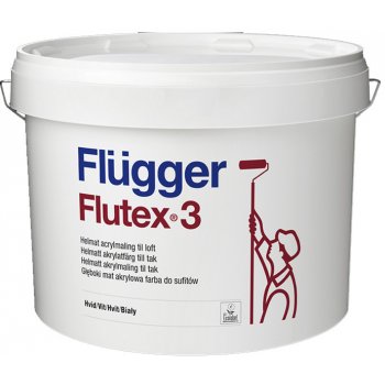 Flügger FLUTEX 3 PLUS bílý 9,1L