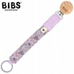 Bibs x Liberty klip na dudlík z Bio bavlny violet sky – Sleviste.cz