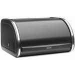 Chlebník ROLL TOP 11 l, matně černá, nerezová ocel, Brabantia – Sleviste.cz