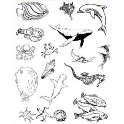 Creatoys Gelová razítka Podmořský svět – Zboží Mobilmania