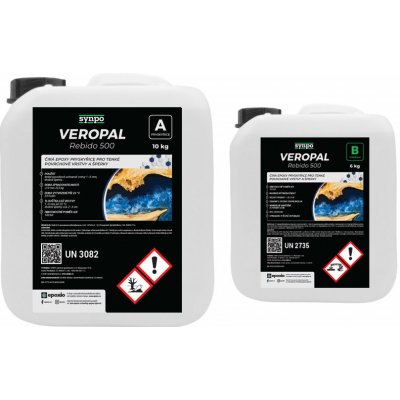 Synpo Veropal Rebido 500 epoxidová pryskyřice pro tenké vrstvy 1,6 kg – HobbyKompas.cz