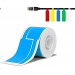 Niimbot štítky na kabely T 1EA01174301 25 x 76 mm 200 ks Modré pro B21 B21S B3 B1S – Zboží Dáma