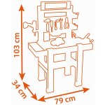 Smoby BlackDecker Bricolo Center Workshop + 92 ks příslušenství – Sleviste.cz