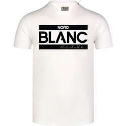 Nordblanc Blanc pánské bavlněné tričko bílé