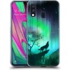 Pouzdro a kryt na mobilní telefon Samsung Pouzdro Head Case Samsung Galaxy A40 POLÁRNÍ ZÁŘE VLK