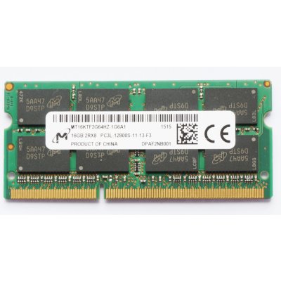 Micron SODIMM DDR3L 16GB 1600MHz CL11 MT16KTF2G64HZ-1G6A1 – Zboží Živě