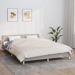 ZBXL Zátěžová deka světle krémová 9 kg textil 200x225