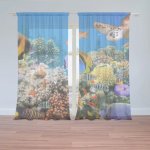 Sablio Záclony Korálový útes: 2ks 150x250cm – Hledejceny.cz