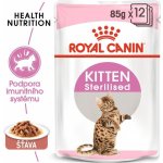 Royal Canin Kitten Sterilised Gravy 12 x 85 g – Sleviste.cz