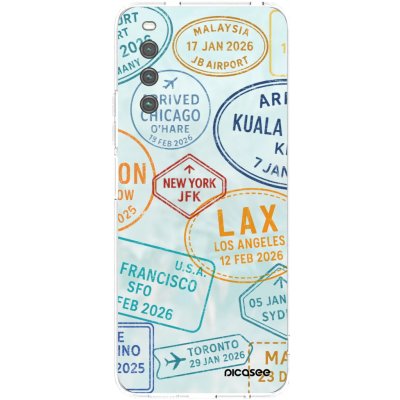 Picasee silikonový průhledný obal pro Sony Xperia 10 IV 5G - PASSPORT EDITION – Zboží Živě