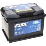 Exide Excell 12V 60Ah 540A EB602 – Hledejceny.cz