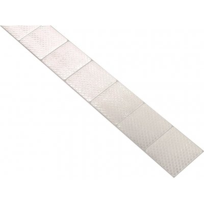 Samolepící páska reflexní dělená 1m x 5cm bílá – Zboží Mobilmania