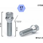 Kolový šroub M14x1,5x38 kužel, klíč 17, C17D38, výška 61