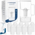 Wessper D2 Borosilicate Aquaclassic 3,3 l bílá – Zboží Dáma