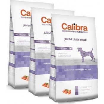 Calibra Dog HA Junior Large Breed Chicken 3 x 14 kg