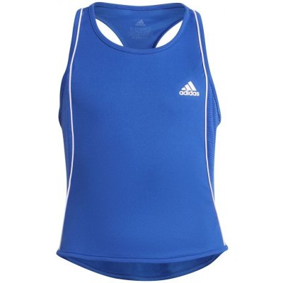 adidas Girls Pop Up Tank blue/white Modrý – Zboží Dáma