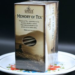 Grešík Čaje 4 světadílů černý čaj Memory of Tea 20 nálevových sáčků