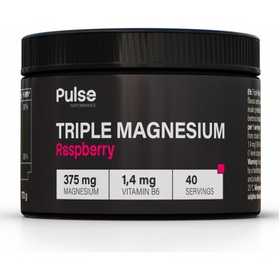 Pulse Performance Triple Magnesium Raspberry 172 g – Hledejceny.cz