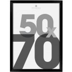 RÁMEČEK NA FOTOGRAFII PLAKÁT černý VELKÝ RÁMEČEK 50x70 RÁMEČEK NA FOTOGRAFIE – Zboží Dáma