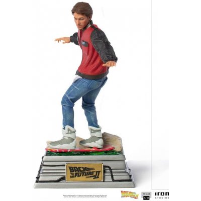 Back to the Future II Art Scale socha 1/10 Marty McFly on Hoverboard 22 cm