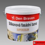 DEN BRAVEN Silikonová fasádní barva SUPERCOLOR 14 kg bílá – Hledejceny.cz
