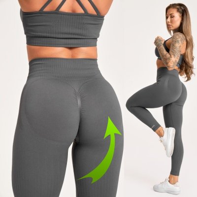 Gym Glamour Legíny Push Up 2.0 Silver – Zbozi.Blesk.cz