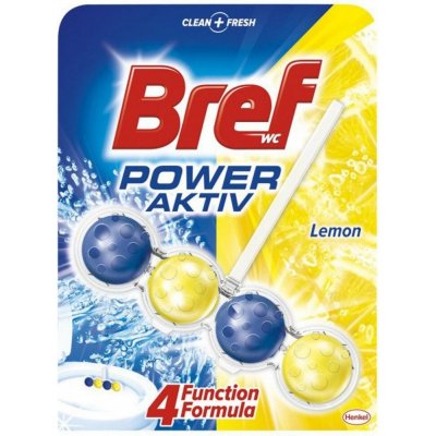 Bref Power Aktiv Juicy Lemon tuhý WC blok 50 g – Zboží Mobilmania