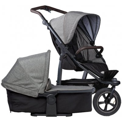 TFK Mono2 stroller air wheel + carrycot 2023 Premium Grey – Zboží Mobilmania