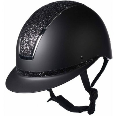 HKM Jezdecká helma Lady Shield Elegant černá stříbrná – Zboží Mobilmania