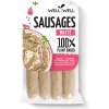 Uzenina Well Well Sausages hrachové bílé 250 g