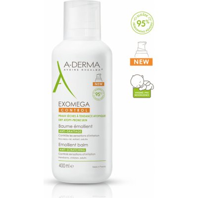 A-Derma Exomega zvláčňující tělový balzám pro velmi suchou citlivou a atopickou pokožku 400 ml