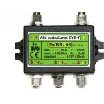 Ivo DVBR-03 aktivní rozbočovač 4x výstup"F" 5dB zisk – Sleviste.cz