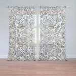 Sablio Záclony Bílé mehendi: 2ks 150x250cm – Hledejceny.cz