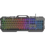 Trust GXT 853 Esca Metal Rainbow Gaming Keyboard 23796 – Zbozi.Blesk.cz