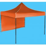 Expodum Nůžkový stan 3x3m ocelový 1 boční plachta Oranžová – Hledejceny.cz