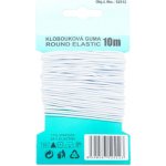 Klobouková guma 1,2mm/10m barva 1101 bílá – Zbozi.Blesk.cz